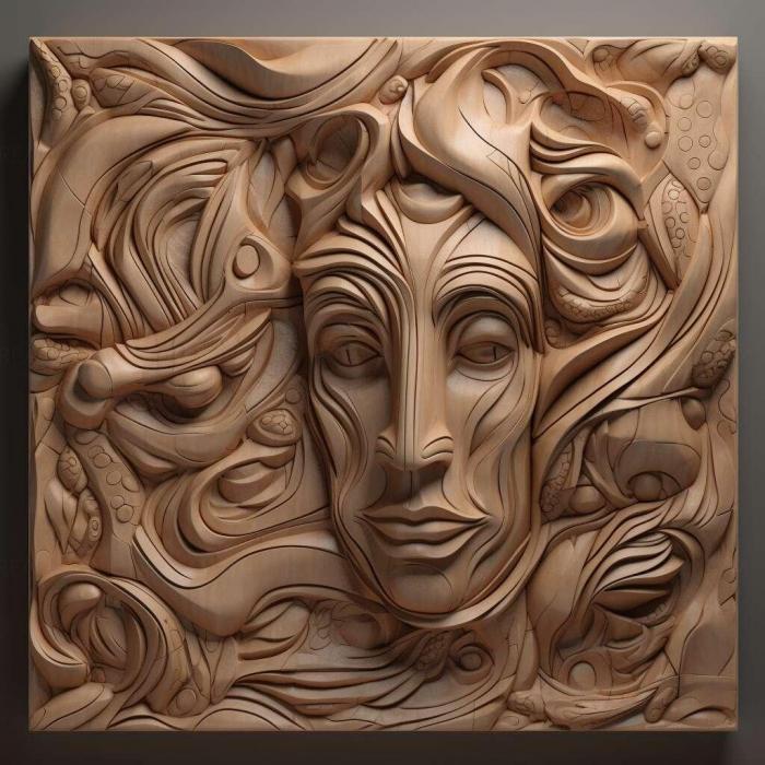 نموذج ثلاثي الأبعاد لآلة CNC 3D Art 